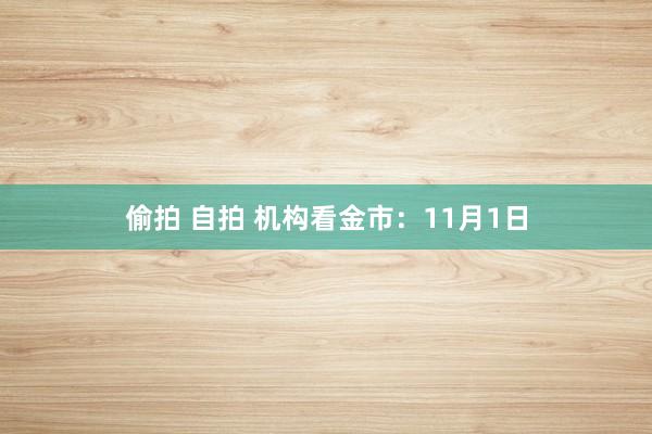 偷拍 自拍 机构看金市：11月1日