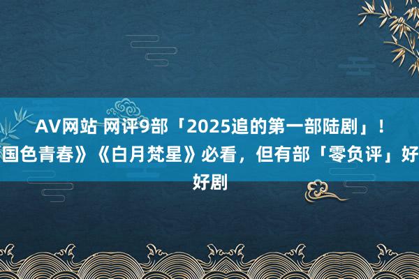 AV网站 网评9部「2025追的第一部陆剧」！《国色青春》《白月梵星》必看，但有部「零负评」好剧